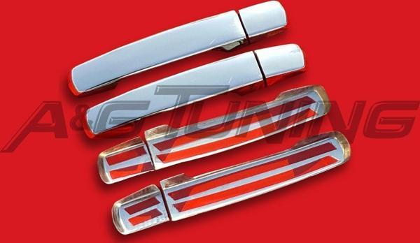 Nissan Navara Krom Kapı Kolu 2006-2015 Arası 4Kapı Paslanmaz Çelik - Image 1