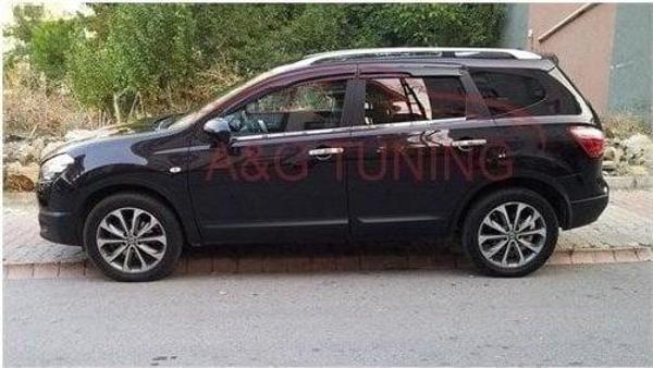 Nissan Qashqai +2 Krom Cam Çıtası 2010-2013 4Prç Paslanmaz Çelik - Image 1
