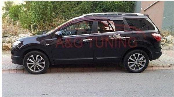 Nissan Qashqai +2 Krom Cam Çıtası 2010-2013 4Prç Paslanmaz Çelik - Image 1