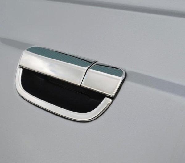 Mercedes Vito Krom Bagaj Açma 2004-2014 3 Parça Paslanmaz Çelik - Image 1