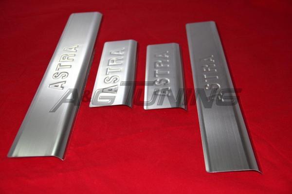 Opel Astra H Sedan Krom Kapı Eşiği Tk 2008 Üzeri Paslanmaz Çelik - Image 1