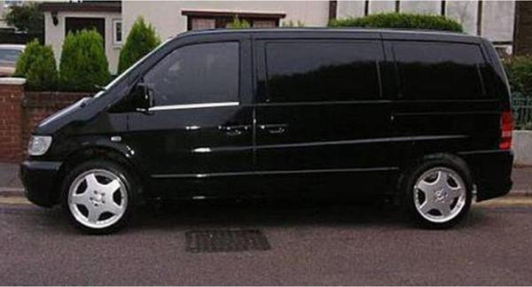 Mercedes Vito Krom Cam Çıtası 2Prç 1998-2004 Arası P.Çelik - Image 1