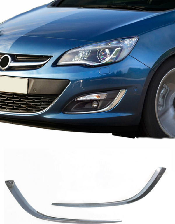 Opel Astra J (HB-SD) Krom Sis Farı Çerçevesi 2Prç 2012 - 2014 P.Çelik - Image 1