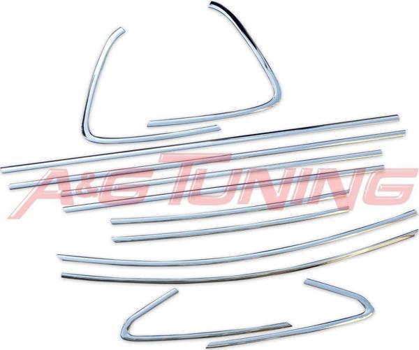 Opel Astra J HB Krom Cam Çevre Çıtası 12Prç Paslanmaz Çelik - Image 1