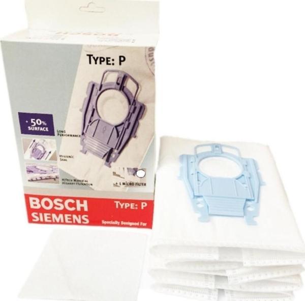 seninürünün 1.Kalite BOSCH TİP P 5 Katlı Kutulu Bez Toz Torbası 12 Adet - Image 1