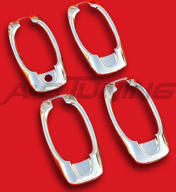 Opel Combo Krom Kapı Kolu Çerçevesi 2011 Üzeri Paslanmaz Çelik - Image 1