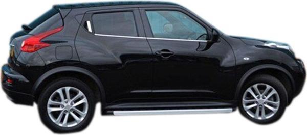 Nissan Juke Krom Cam Çıtası Takımı 2010-2019 Arası  4 Prç. Paslanmaz Çelik - Image 1