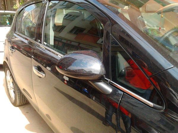 Opel Corsa D Krom Cam Çıtası Tk 2007 Üzeri 6Prç Paslanmaz Çelik - Image 1