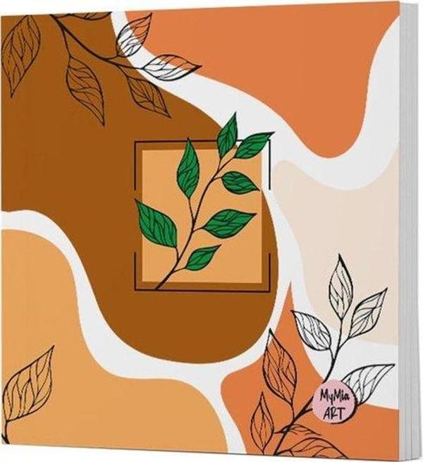 My Mia Art Yeşil Dallı Tabiat Serisi Butik Defter - Image 1