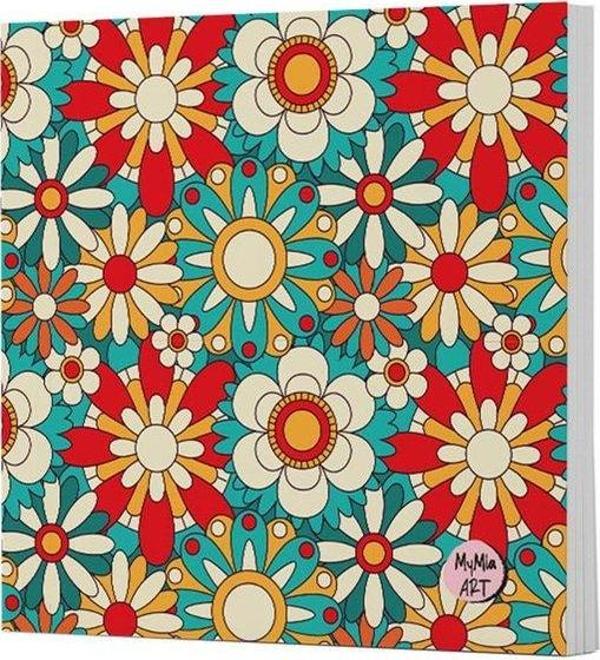 My Mia Art Beyaz Çiçekli Tabiat Serisi Butik Defter - Image 1