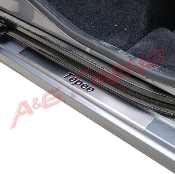 Peugeot Partner Tepee Krom Kapı Eşiği 2008 Üzeri Paslanmaz Çelik - Image 1