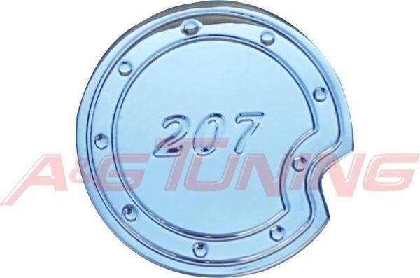 Peugeot 207 Krom Depo Kapağı 2006 Üzeri Paslanmaz Çelik - Image 1