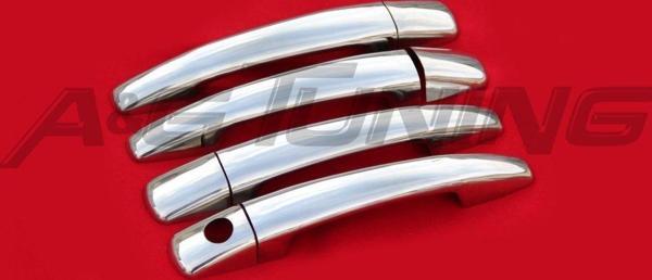Peugeot 207 Krom Kapı Kolu Tk 2006-2012 4Kapı Paslanmaz Çelik - Image 1
