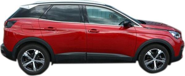 Peugeot 3008 Krom Cam Çıtası 8Prç. 2016 ve Üzeri P.Çelik - Image 1