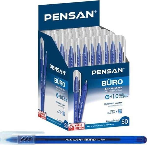 Pensan 2270 1.0 mm 50'li Paket Mavi Tükenmez Kalem - Image 1