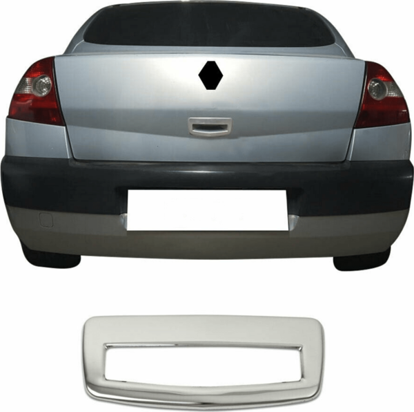 Renault Megane 2 Krom Bagaj Açma 2004-2010 Paslanmaz Çelik - Image 1