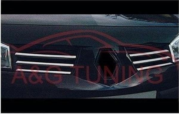 Renault Megane 2 Krom Ön Panjur 2004-2005 6Prç Paslanmaz Çelik - Image 1
