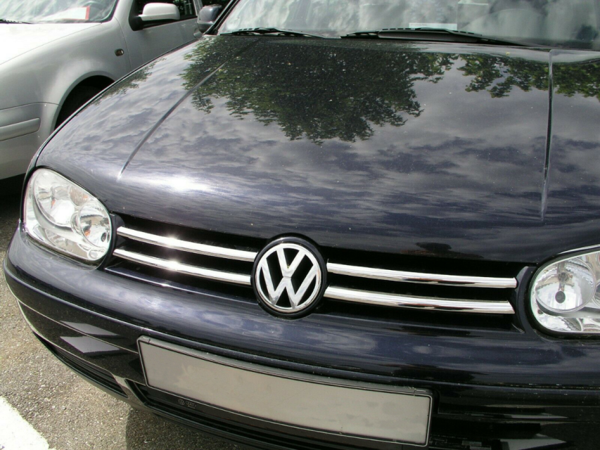 Volkswagen Golf 4 Krom Ön Panjur 1998-2005 4Prç Paslanmaz Çelik - Image 1
