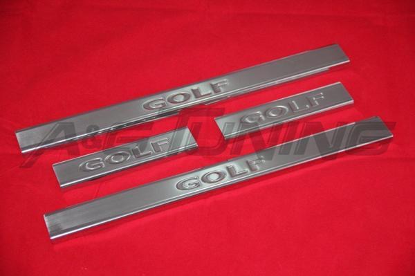 Volkswagen Golf 7 Krom Kapı Eşiği Tk 2013 Üzeri Paslanmaz Çelik - Image 1