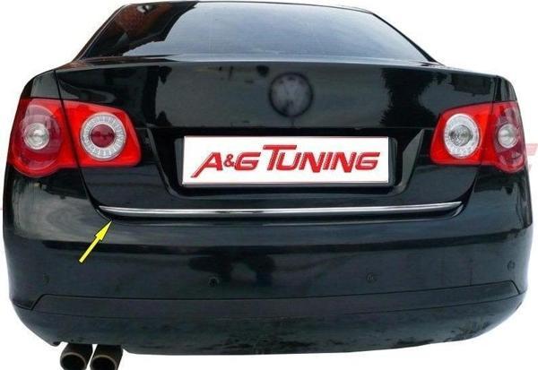 Volkswagen Jetta Krom Bagaj Alt Çıta Formlu 2006-2011 Paslanmaz Çelik - Image 1