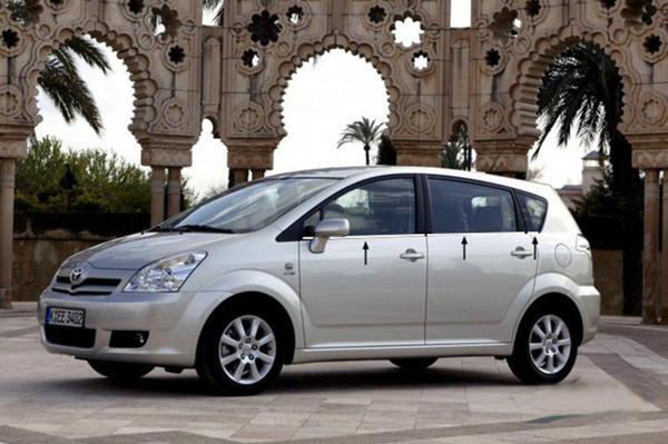 Toyota Verso Krom Cam Çıtası Tk 2004-2009 6Prç Paslanmaz Çelik - Image 1