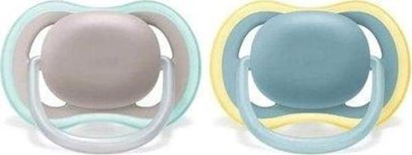 Philips Avent Scf349/01 Ultra Air Silikon Emzik 2Li 18+ Ay Nighttime Renkli - Image 1