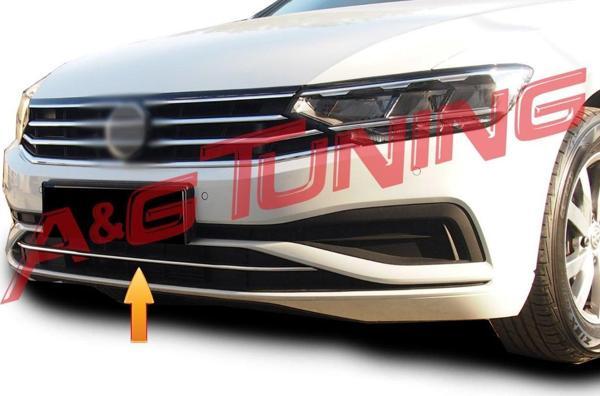 Volkswagen Passat B8.5 Krom Ön Tampon Çıtası 1Prç. 2019 ve Üzeri P.Çelik - Image 1
