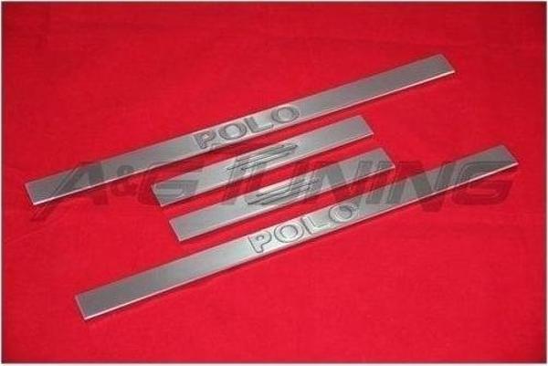Volkswagen Polo Krom Kapı Eşiği Tk 2003-2009 Paslanmaz Çelik - Image 1