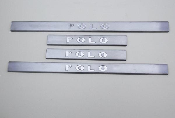Volkswagen Polo Krom Kapı Eşiği Tk 2003-2009 Paslanmaz Çelik - Image 1