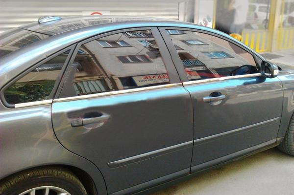 Volvo S40 Krom Cam Çıtası Takımı 2005-2012 6Prç Paslanmaz Çelik - Image 1