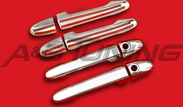 VW Crafter Krom Kapı Kolu Tk 2006-2011 4 Kapı Paslanmaz Çelik - Image 1