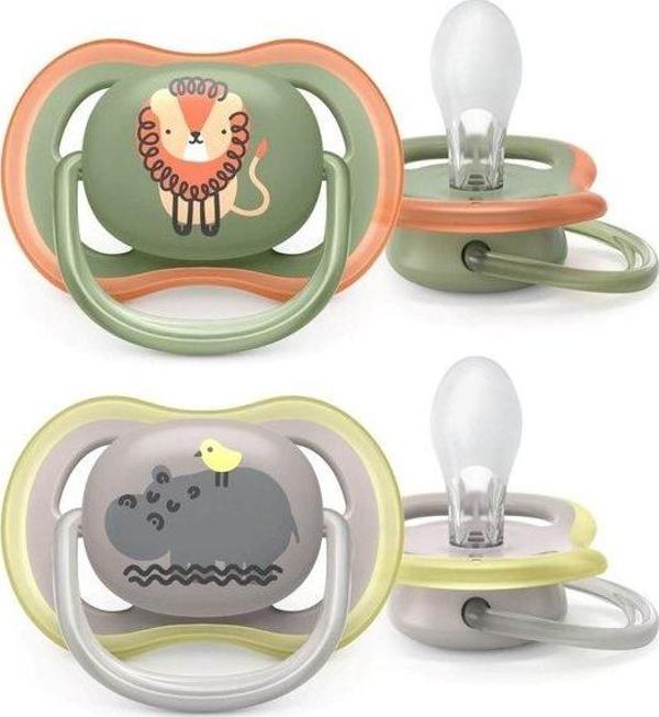 Philips Avent Scf085/17 Ultra Air Silikon Emzik 2Li 6-18 Ay Erkek - Image 1