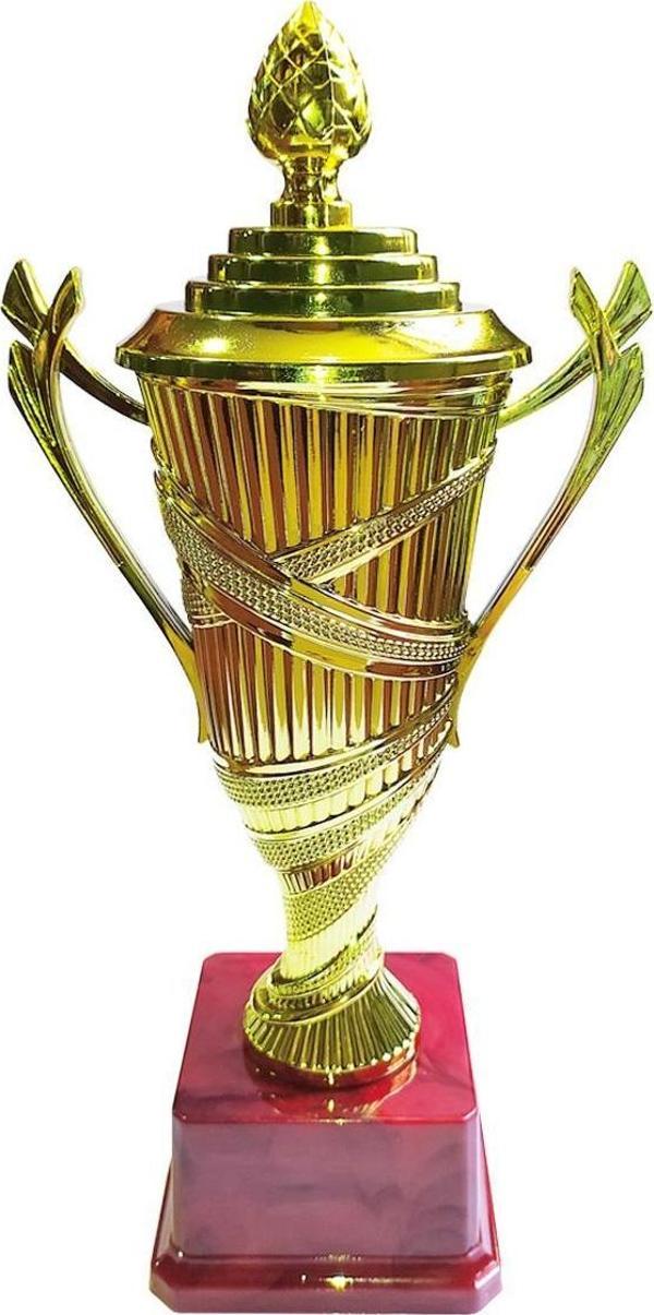 Avessa 586-80A Kapaklı Kupa Kırmızı Zemin 30cm - Image 1