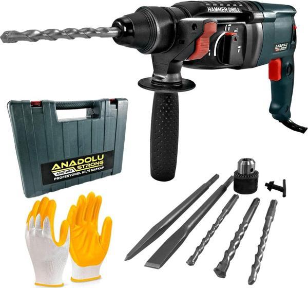 Anadolu Strong ANS1003 800 Watt Sds Plus Kırıcı Delici Hilti Matkap 26 mm 2.2 juel - Image 1