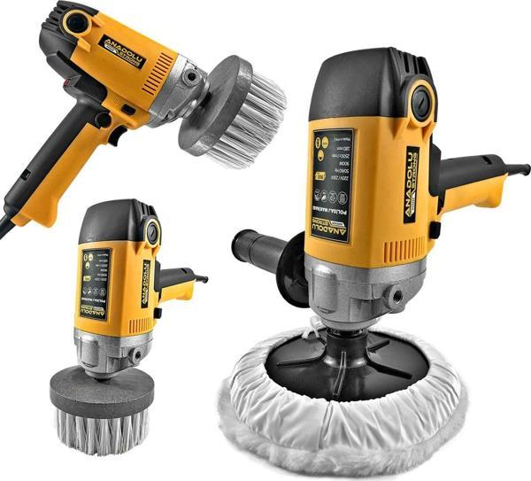 Anadolu Strong ANS1030 900 Watt Devir Ayarlı Koltuk Yıkama ve Polisaj Makinesı Koltuk Fırçalı - Image 1