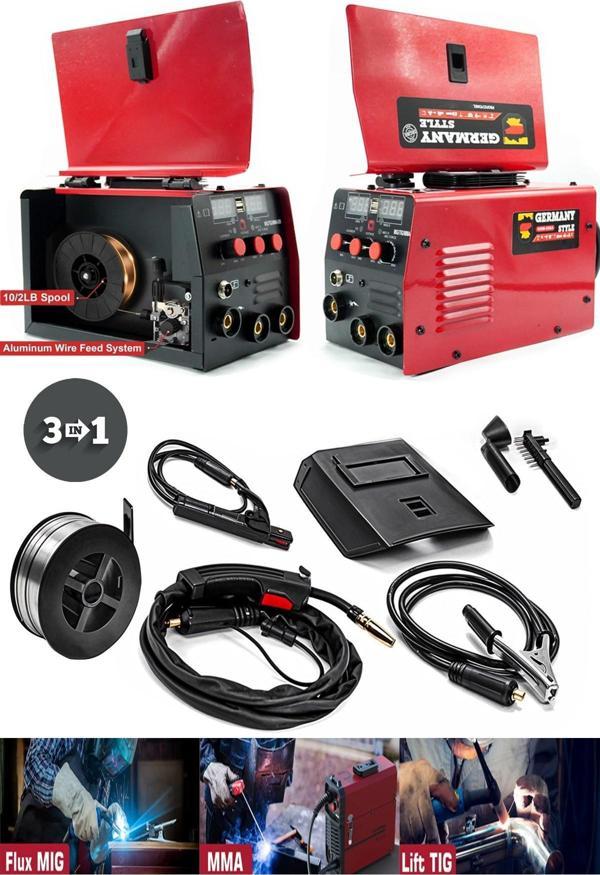 GERMANY STYLE Alman 3in1 MMA-550 Amper MİG TİG MMA Çift Kartlı İnvertör Oksijen & Gazsız Gazaltı Kay - Image 1