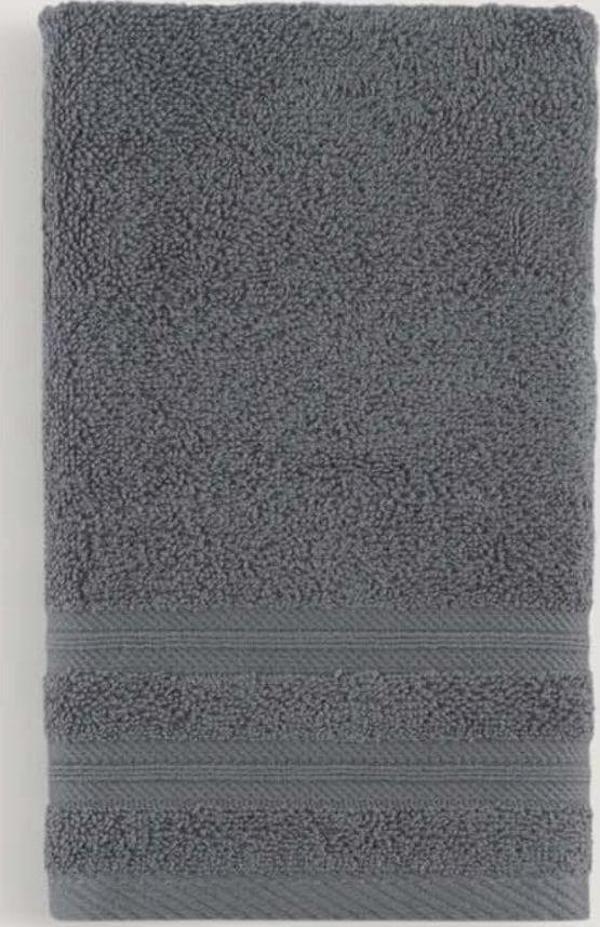 Arliva Home Pure Bukle Bordürlü Havlu Antrasıt 30X50 - Image 1