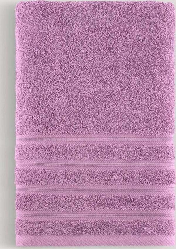 Arliva Home Pure Bukle Bordürlü Havlu Eflatun 70X140 - Image 1