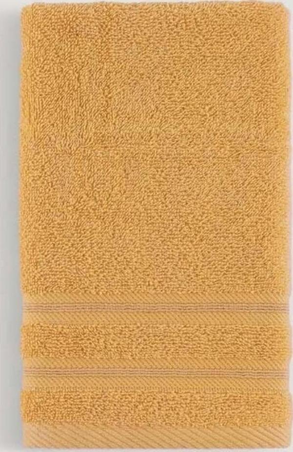 Arliva Home Pure Bukle Bordürlü Havlu Koyu Sarı 90X150 - Image 1