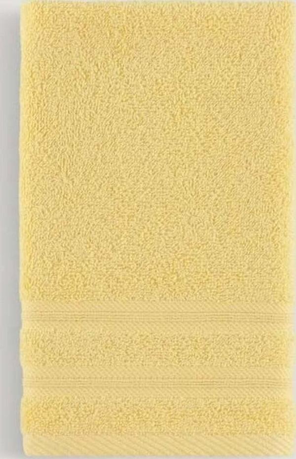 Arliva Home Pure Bukle Bordürlü Havlu Sarı 90X150 - Image 1