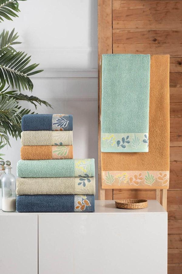 Arliva Home Mıa Bukle Jakarlı Havlu Bej 70X140 - Image 1