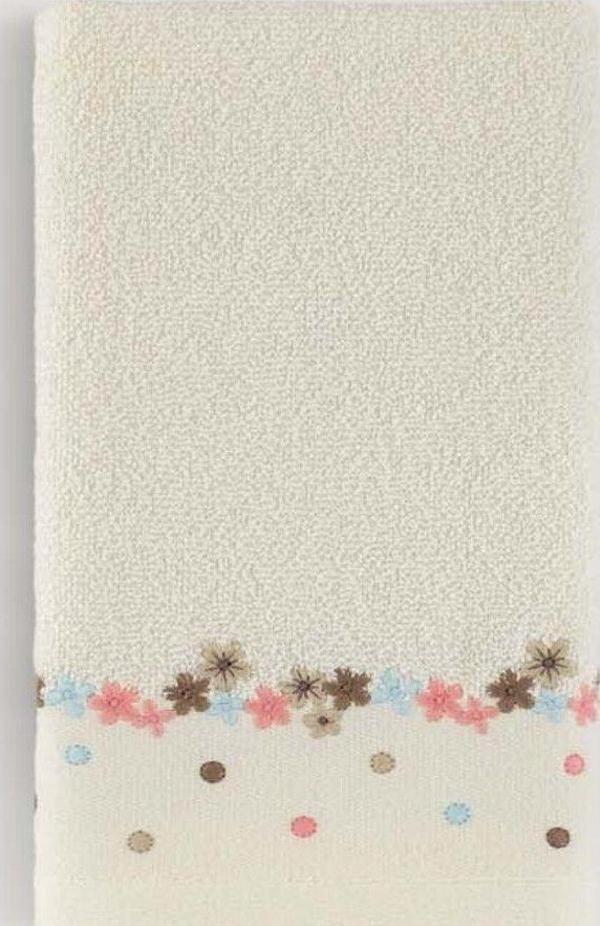 Arliva Home Nova Nakıslı 2Lı Havlu Setı Krem-Bej 30X50 50X85 - Image 1