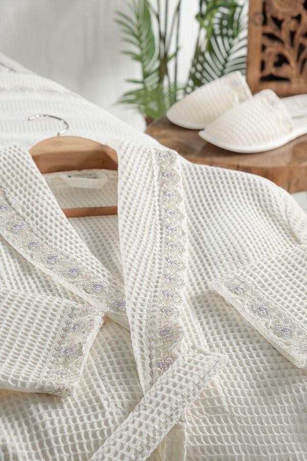 Arliva Home Vıola Pıke Çeyız Setı Krem L - Image 1