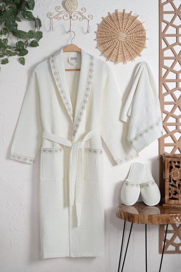 Arliva Home Vıola Pıke Çeyız Setı Krem M - Image 1