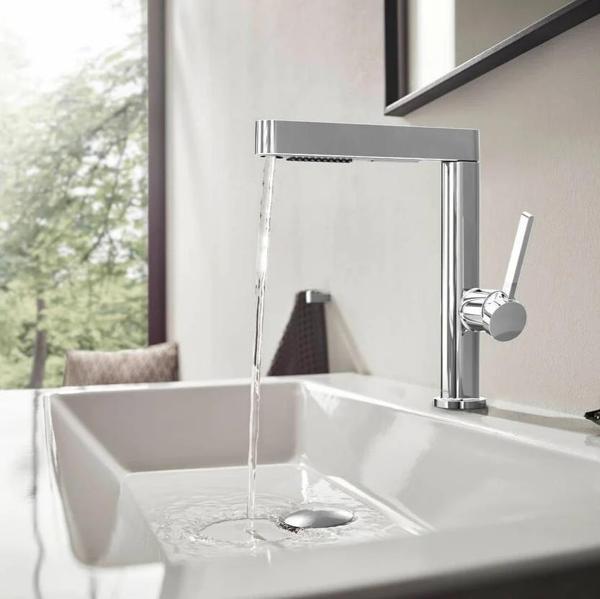 Hansgrohe Finoris Lavabo Bataryası 230 Spiralli 2 jet Bas-Aç gider seti ile 76063000 - Image 1