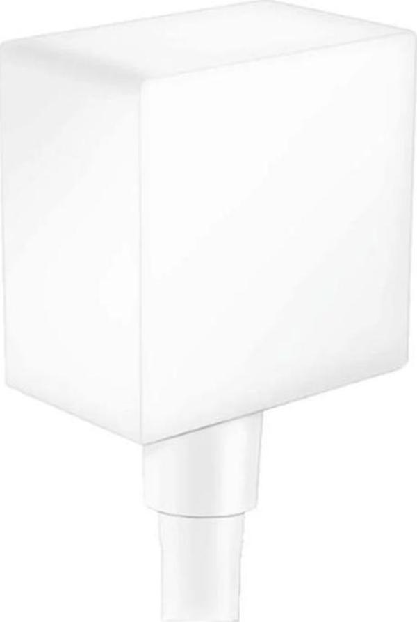 Hansgrohe Fixfit S Square Duş Çıkış Dirseği Beyaz 26455700 - Image 1