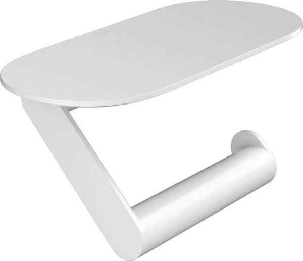 Hansgrohe WallStoris Raflı Tuvalet Kağıtlığı Satin Beyaz 27928700 - Image 1
