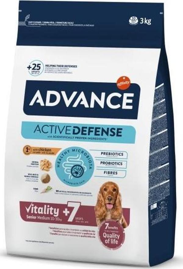 Advance Dog Medium Senıor 3 Kg Orta Irk Yaşlkı Köpek Maması - Image 1