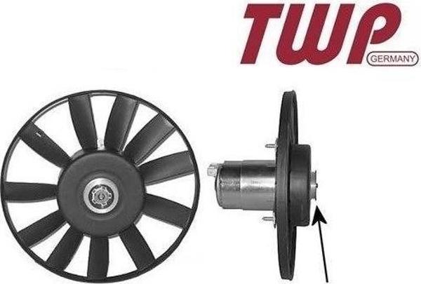 1H0959455J Fan Motoru 11 Kanat Kayışlı Tip - Golf-Vento 1992-1997 - Image 1