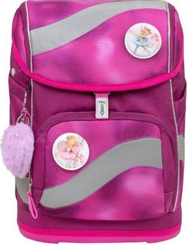 Belmil Shiny Pink Ortopedik Mıknatıslı Okul Çantası 405-51/AG-10 - Image 1